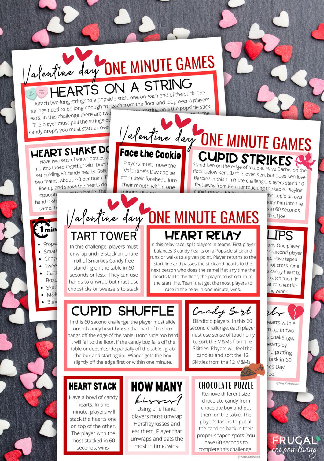 Valentine's Day One Minute Games