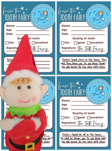 Tooth Fairy Notes for Elf and Year-Round