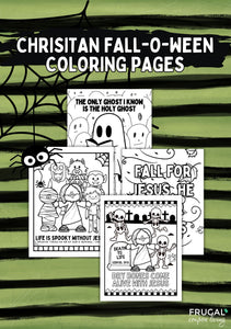 Fall-O-Ween Christian Coloring Pages