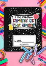 Load image into Gallery viewer, Fruits of the Spirit Composition Book Craft