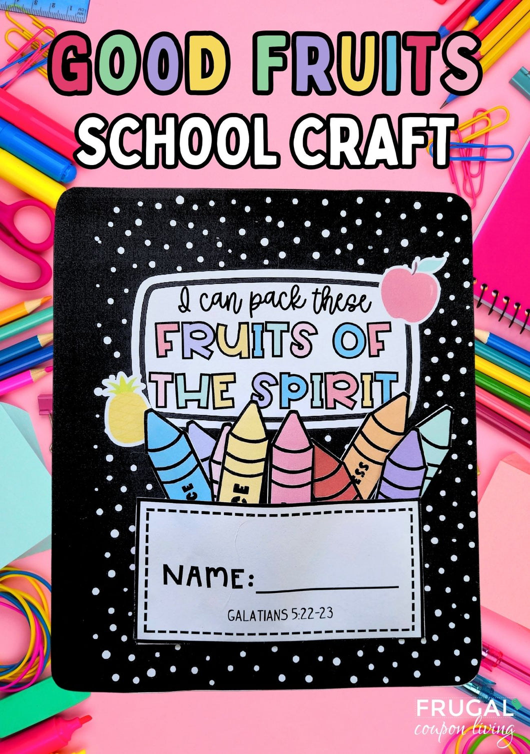 Fruits of the Spirit Composition Book Craft