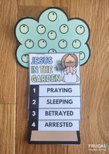 Load image into Gallery viewer, Jesus Prays in the Garden Flipbook Craft