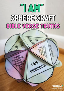 I Am 3-D Sphere Bible Craft for Teens