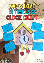 Load image into Gallery viewer, God's Love is Timeless Clock Craft