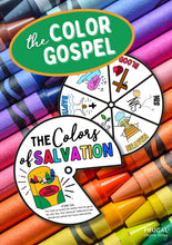 Load image into Gallery viewer, Gospel of Salvation Coloring Wheel