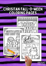 Load image into Gallery viewer, Fall-O-Ween Christian Coloring Pages