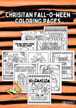 Load image into Gallery viewer, Fall-O-Ween Christian Coloring Pages