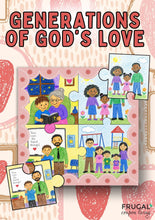 Load image into Gallery viewer, God's Love Puzzle Craft Bulletin Board