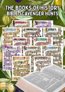 Books of History Bible Scavenger Hunt Set