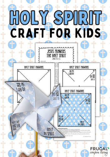 Holy Spirit Pinwheel Craft