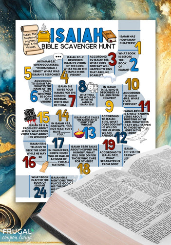 Isaiah Bible Scavenger Hunt