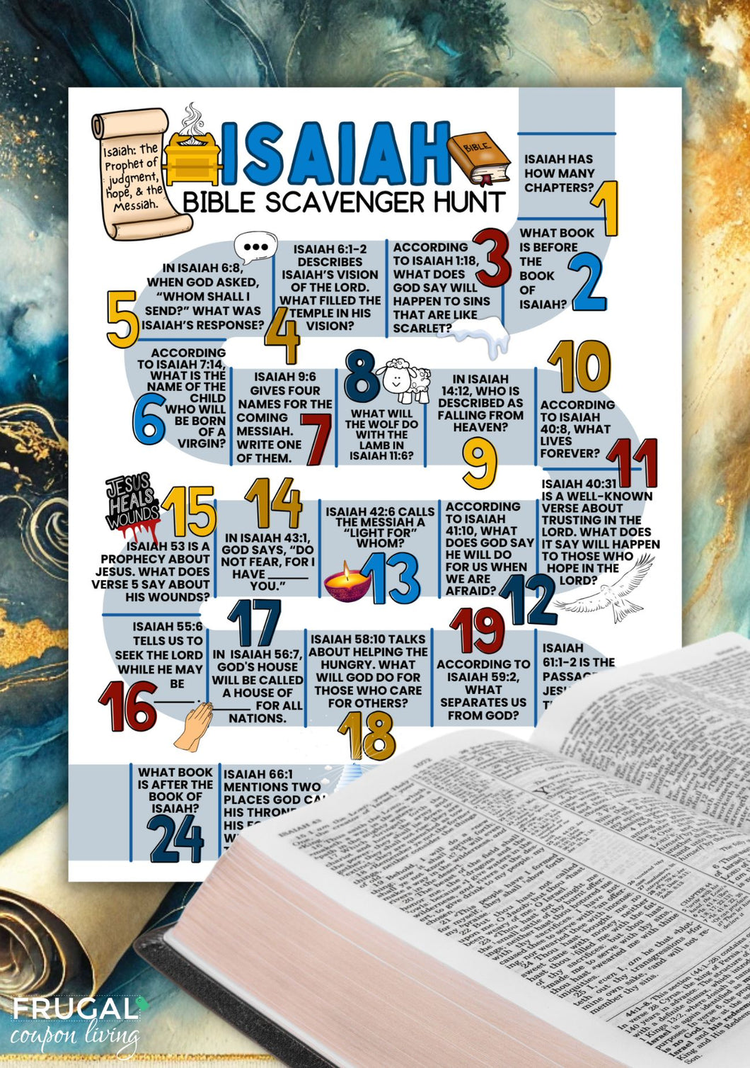 Isaiah Bible Scavenger Hunt