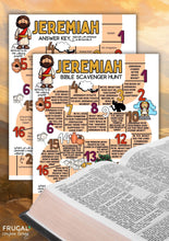 Load image into Gallery viewer, Jeremiah Bible Scavenger Hunt