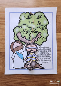 Zacchaeus the Tax Collector Tree Craft
