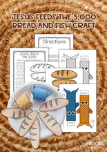 Load image into Gallery viewer, Jesus Fish &amp; Bread Craft