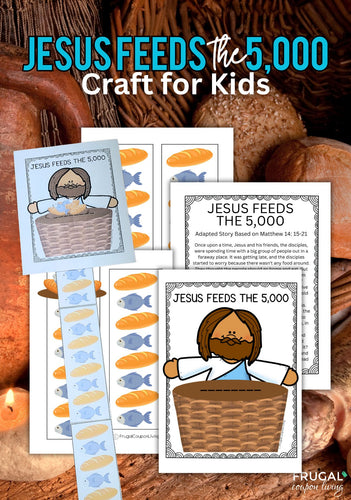 Jesus Feeds the 5,000 - Fish & Loaves Craft