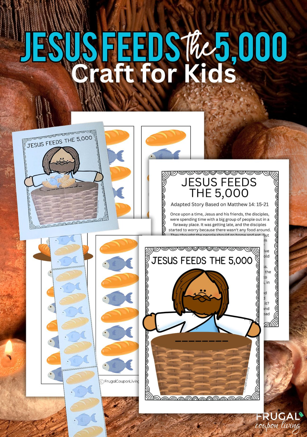 Jesus Feeds the 5,000 - Fish & Loaves Craft
