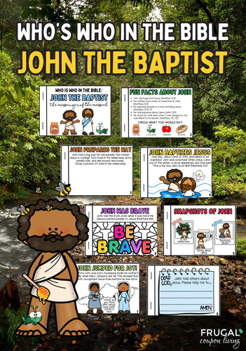 John the Baptist Character Study Book