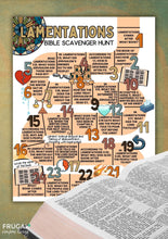 Load image into Gallery viewer, Lamentations Bible Scavenger Hunt