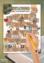 Load image into Gallery viewer, Lamentations Bible Scavenger Hunt