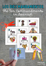 Load image into Gallery viewer, The Ten Commandments Mini Book in Spanish