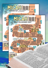 Load image into Gallery viewer, Micah Bible Scavenger Hunt