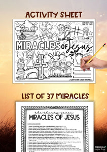 37 Miracles of Jesus Printable List & Activities