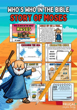 Load image into Gallery viewer, Moses Bible Character Book