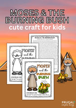 Load image into Gallery viewer, Moses and the Burning Bush Craft