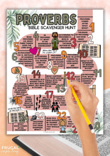 Load image into Gallery viewer, Wisdom &amp; Poetry Bible Scavenger Hunt Set