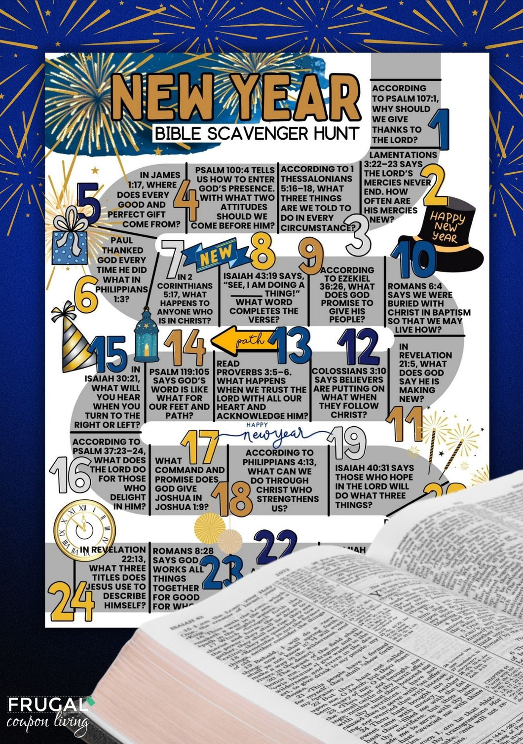 New Year Bible Scavenger Hunt