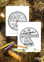 Load image into Gallery viewer, New Year Prayer Coloring Wheel