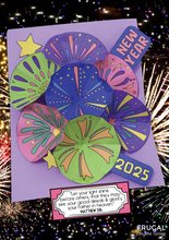 Load image into Gallery viewer, New Year Fireworks 3-D Craft