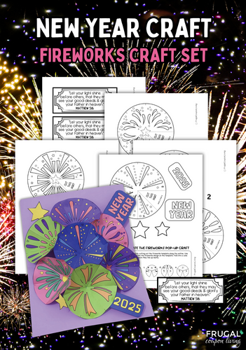 New Year Fireworks 3-D Craft