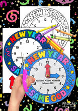 Load image into Gallery viewer, New Year, Same God Clock Craft