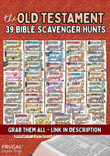 Load image into Gallery viewer, Minor Prophets Bible Scavenger Hunt Set