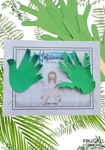 Hosanna! Palm Sunday Handprint Art