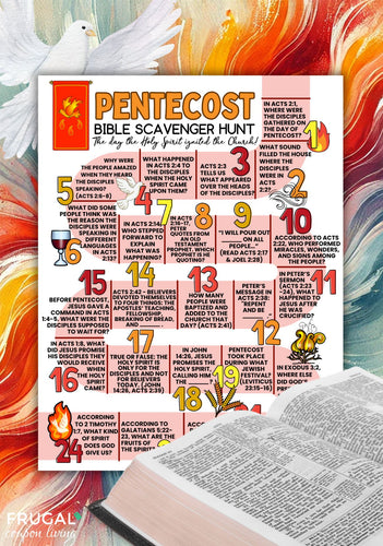 Pentecost Bible Scavenger Hunt