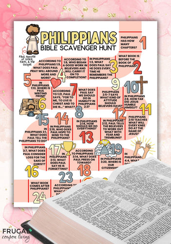 Philippians Bible Scavenger Hunt
