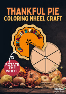 Thanksgiving Blessings Wheel Craft