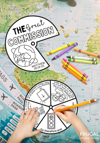 The Great Commission Coloring Wheel