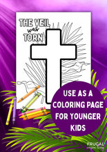 Load image into Gallery viewer, The Veil was Torn Easter Craft