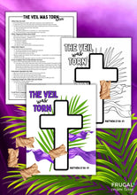 Load image into Gallery viewer, The Veil was Torn Easter Craft