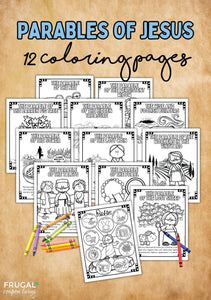 The Parables of Jesus Coloring Pages