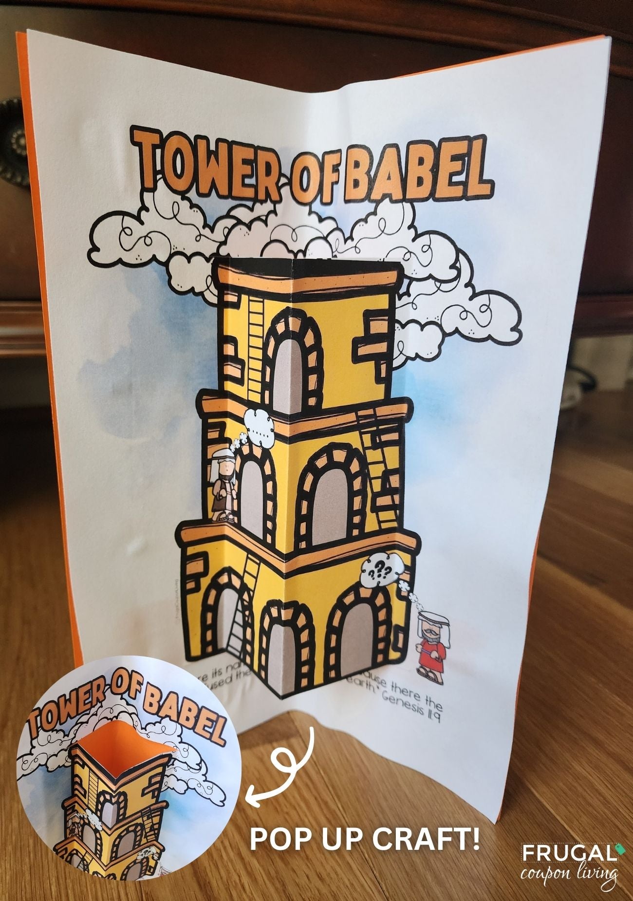 the-tower-of-babel-pop-up-craft-printable-activity-for-kids-frugal-coupon-living for Free Printable Tower Of Babel Activities The Tower of Babel Pop Up Craft Printable Activity for Kids – Frugal Coupon Living for Free Printable Tower Of Babel Activities