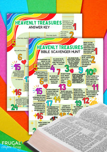 Treasures in Heaven Bible Scavenger Hunt