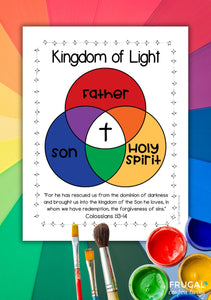 Holy Trinity Kingdom of Light Art for Kids