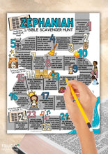 Load image into Gallery viewer, Zephaniah Bible Scavenger Hunt
