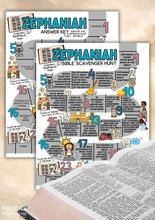 Load image into Gallery viewer, Zephaniah Bible Scavenger Hunt