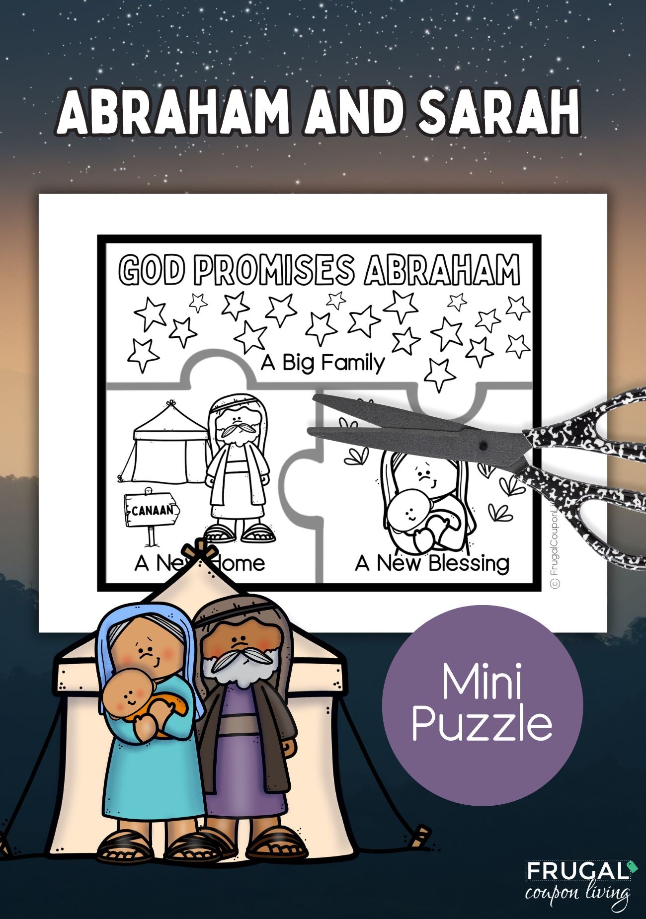 Abraham and Sarah Craft and Activity Set - Print now! – Frugal Coupon ...